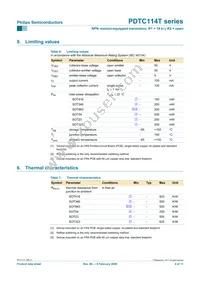 PDTC114TS Datasheet Page 4
