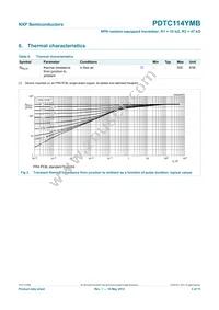 PDTC114YMB Datasheet Page 5