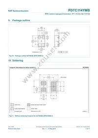 PDTC114YMB Datasheet Page 8