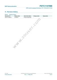 PDTC114YMB Datasheet Page 9