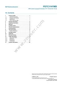 PDTC114YMB Datasheet Page 12