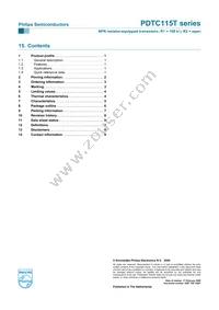 PDTC115TS Datasheet Page 11
