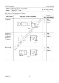 PDTC123JS Datasheet Page 3