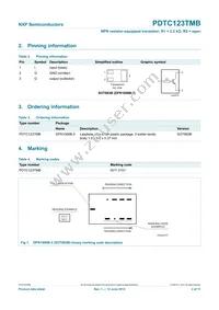 PDTC123TMB Datasheet Page 3