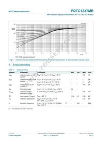 PDTC123TMB Datasheet Page 5