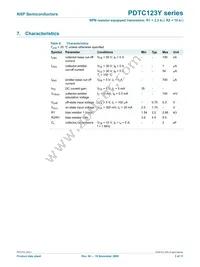 PDTC123YS Datasheet Page 6