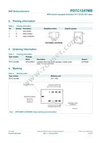 PDTC124TMB Datasheet Page 3