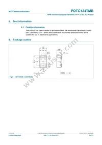 PDTC124TMB Datasheet Page 7