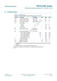 PDTC143EE Datasheet Page 4