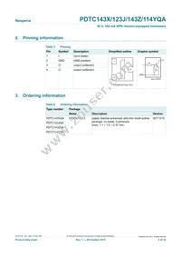 PDTC143ZQAZ Datasheet Page 2