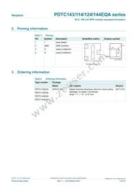 PDTC144EQAZ Datasheet Page 2