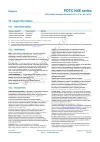 PDTC144ET/DG/B2 Datasheet Page 15