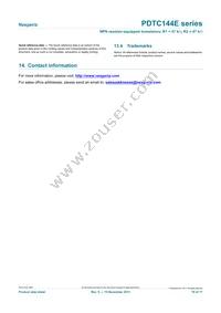 PDTC144ET/DG/B2 Datasheet Page 16