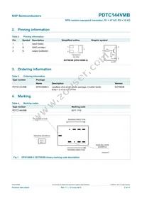 PDTC144VMB Datasheet Page 3