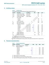 PDTC144VS Datasheet Page 5