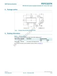 PDTC323TK Datasheet Page 5