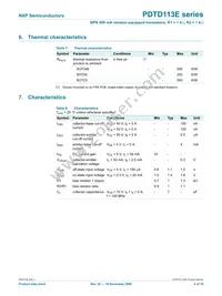 PDTD113EK Datasheet Page 5