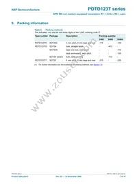 PDTD123TS Datasheet Page 8