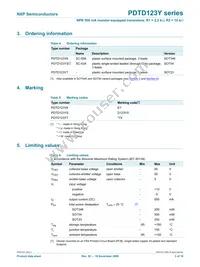 PDTD123YK Datasheet Page 4