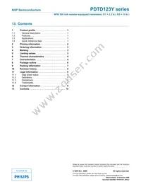 PDTD123YK Datasheet Page 11