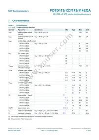 PDTD143EQAZ Datasheet Page 9