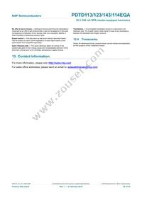 PDTD143EQAZ Datasheet Page 23