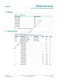 PDTD143XUX Datasheet Page 3
