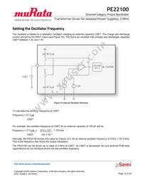 PE22100A-X Datasheet Page 15