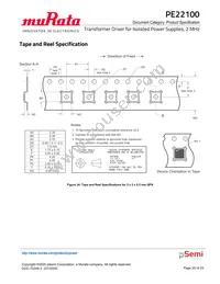 PE22100A-X Datasheet Page 20