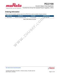 PE22100A-X Datasheet Page 21