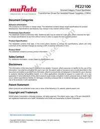 PE22100A-X Datasheet Page 23