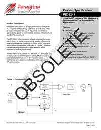 PE33241MLEA-X Datasheet Cover