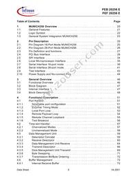 PEB 20256 E V2.2 Datasheet Page 9