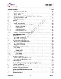 PEB 20256 E V2.2 Datasheet Page 10