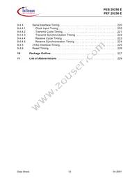PEB 20256 E V2.2 Datasheet Page 12