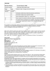 PEB 2026 T-S V1.1 Datasheet Page 2