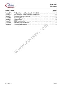 PEB 2026 T-S V1.1 Datasheet Page 5