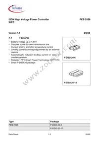 PEB 2026 T-S V1.1 Datasheet Page 7