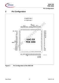 PEB 3086 H V1.4 Datasheet Page 21