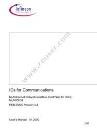 PEB20320H-V34 Datasheet Cover