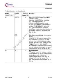 PEB20320H-V34 Datasheet Page 18