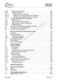 PEB20321H-V22 Datasheet Page 8