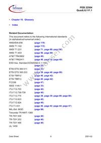 PEB22504HT-V11 Datasheet Page 6