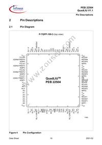 PEB22504HT-V11 Datasheet Page 18