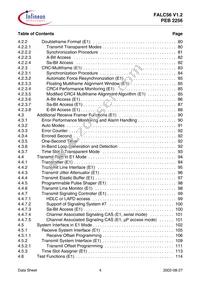 PEB2256H-V12 Datasheet Page 4