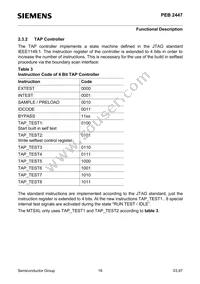 PEB2447H-V12 Datasheet Page 18