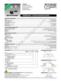 PEC09-2315K-T0015 Datasheet Cover