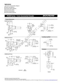 PEC09-2315K-T0015 Datasheet Page 2