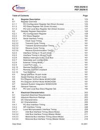 PEF 20256 E V3.2-G Datasheet Page 11