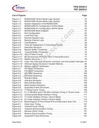 PEF 20256 E V3.2-G Datasheet Page 13